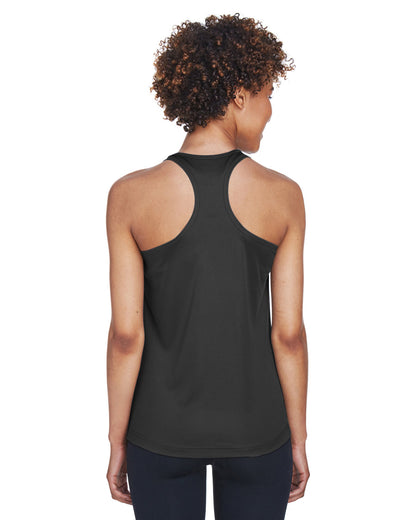 Team 365 Ladies' Zone Performance Racerback Tank TT11WRC #color_BLACK