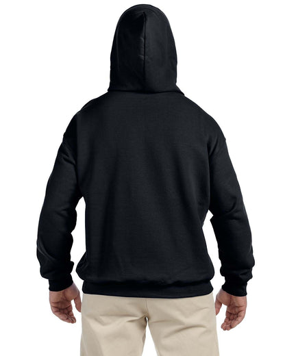 Gildan Adult DryBlend® Hooded Sweatshirt G125 #color_BLACK