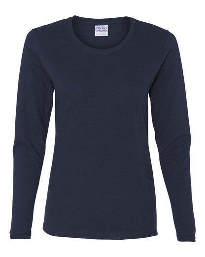 Gildan Heavy Cotton™ Women’s Long Sleeve T-Shirt 5400L #color_Navy