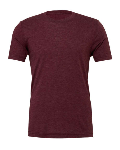 BELLA + CANVAS Triblend Tee 3413 #color_Maroon Triblend