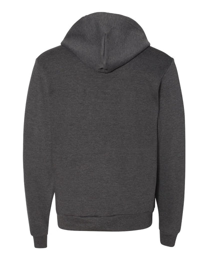 American Apparel Flex Fleece Full-Zip Hoodie F497 #color_Dark Heather Grey