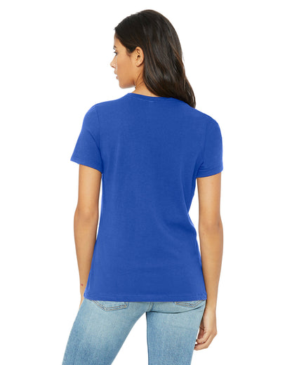 BELLA + CANVAS Ladies' Relaxed Jersey Short-Sleeve T-Shirt B6400 #color_TRUE ROYAL