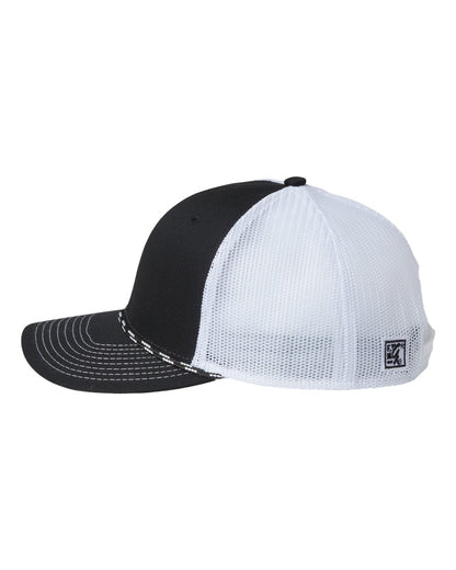 The Game Everyday Rope Trucker Cap GB452R #color_Black/ White