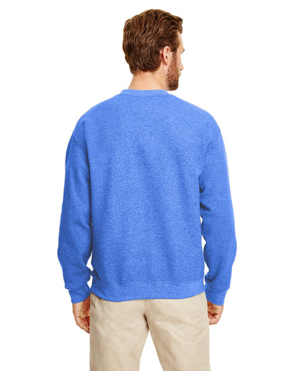 Gildan Adult Heavy Blend™ Fleece Crew G180 #color_HTHR SPORT ROYAL