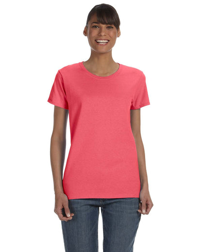 Gildan Ladies' Heavy Cotton™ T-Shirt G500L #color_CORAL SILK