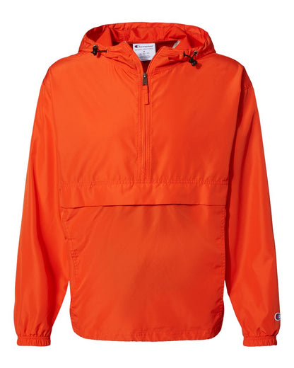 Champion Hooded Packable Quarter-Zip Jacket CO200 #color_Orange