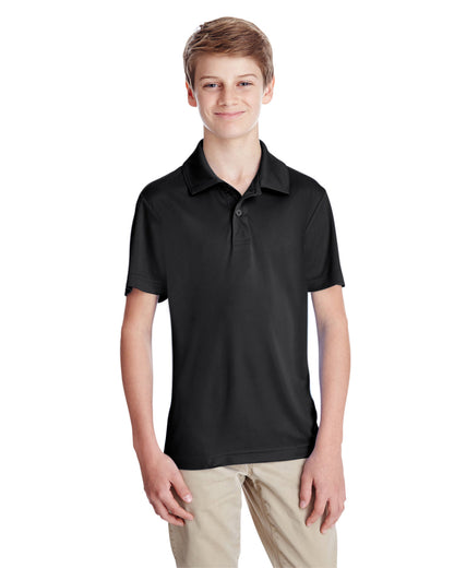 Team 365 Youth Zone Performance Polo TT51Y #color_BLACK