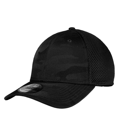 New Era Tonal Camo StretchTechMesh Cap NE1091 #color_Black Camo