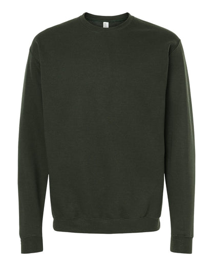 M&O Unisex Crewneck Fleece 3340 #color_Forest Green