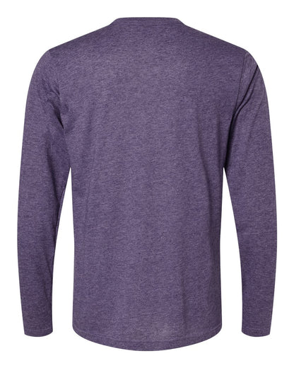 M&O Poly-Blend Long Sleeve T-Shirt 3520 #color_Heather Purple