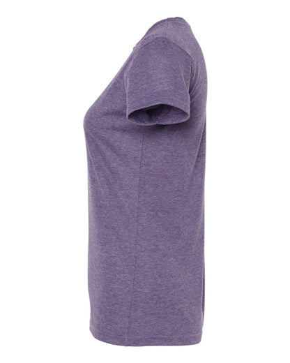 M&O Women's Deluxe Blend T-Shirt 3540 #color_Heather Purple