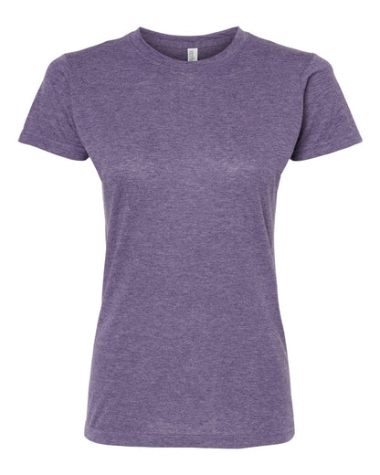 M&O Women's Deluxe Blend T-Shirt 3540 #color_Heather Purple