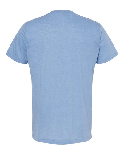 M&O Deluxe Blend T-Shirt 3541 #color_Heather Blue