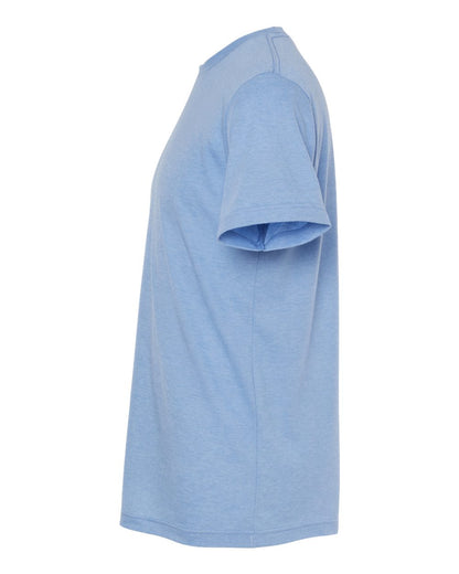 M&O Deluxe Blend T-Shirt 3541 #color_Heather Blue