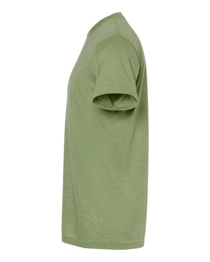 M&O Deluxe Blend T-Shirt 3541 #color_Heather Green