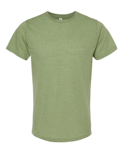 M&O Deluxe Blend T-Shirt 3541 #color_Heather Green