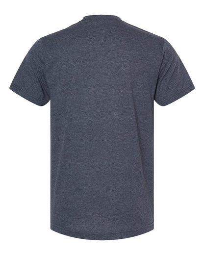 M&O Deluxe Blend T-Shirt 3541 #color_Heather Navy