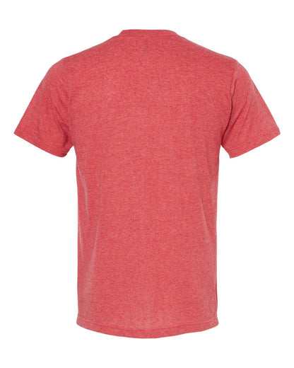 M&O Deluxe Blend T-Shirt 3541 #color_Heather Red