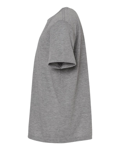 M&O Youth Deluxe Blend T-Shirt 3544 #color_Heather Grey