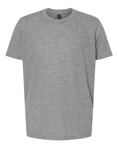M&O Youth Deluxe Blend T-Shirt 3544 #color_Heather Grey