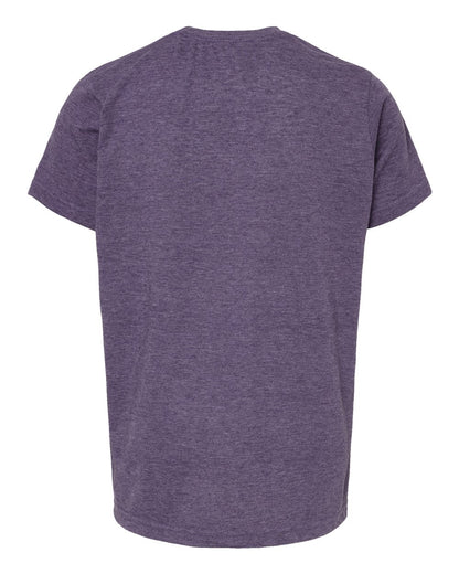 M&O Youth Deluxe Blend T-Shirt 3544 #color_Heather Purple