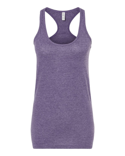 M&O Women's Racerback Blend Tank 3590 #color_Heather Purple