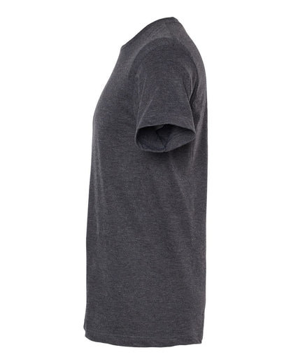 M&O Fine Jersey T-Shirt 4502 #color_Heather Charcoal