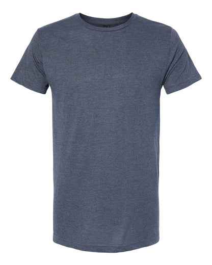 M&O Fine Jersey T-Shirt 4502 #color_Heather Navy