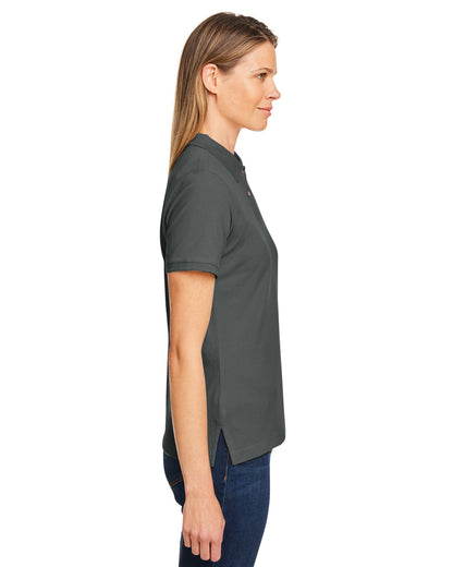 Harriton Ladies' Short-Sleeve Polo M200W #color_CHARCOAL