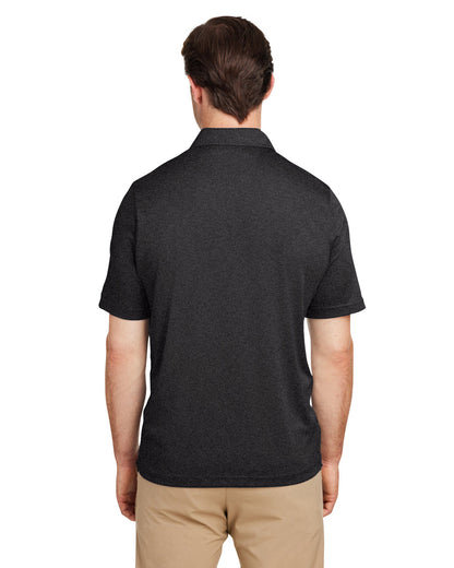 Team 365 Men's Zone Sonic Heather Performance Polo TT51H #color_BLACK HEATHER