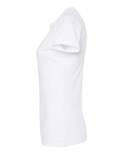 M&O Women's Fine Jersey T-Shirt 4513 #color_Fine White