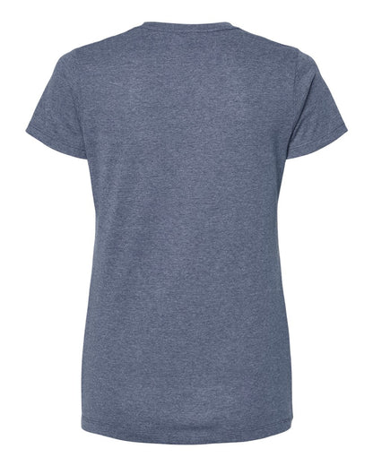 M&O Women's Gold Soft Touch T-Shirt 4810 #color_Heather Navy
