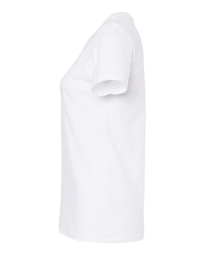 M&O Women's Gold Soft Touch T-Shirt 4810 #color_White