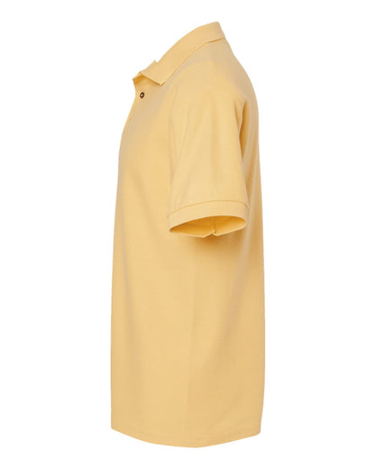 M&O Ring-Spun Piqué Polo 7002 #color_Pale Yellow