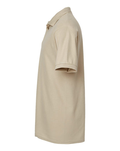 M&O Ring-Spun Piqué Polo 7002 #color_Sand