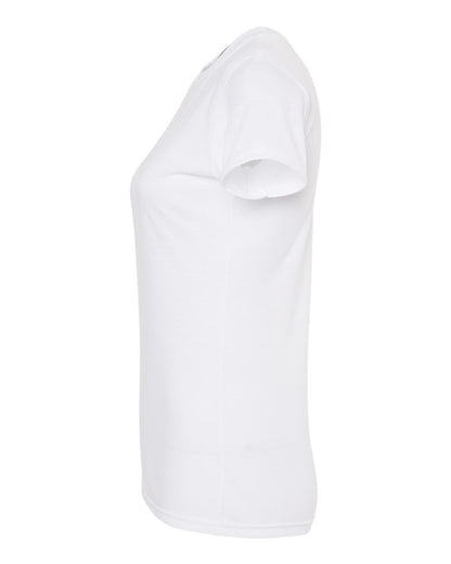 M&O Women's Deluxe Blend T-Shirt 3540 #color_Heather White