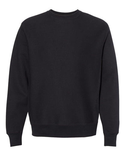 Independent Trading Co. Legend - Premium Heavyweight Cross-Grain Crewneck Sweatshirt IND5000C #color_Black