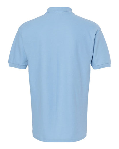 M&O Ring-Spun Piqué Polo 7002 #color_Light Blue