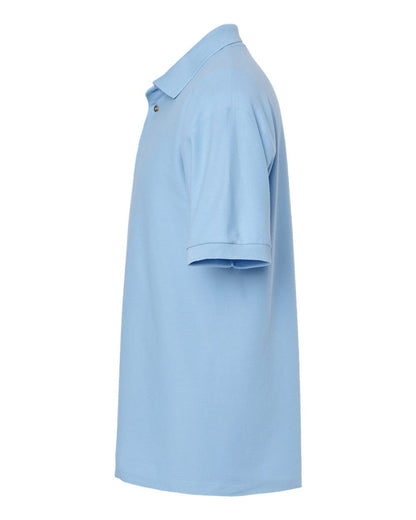 M&O Ring-Spun Piqué Polo 7002 #color_Light Blue