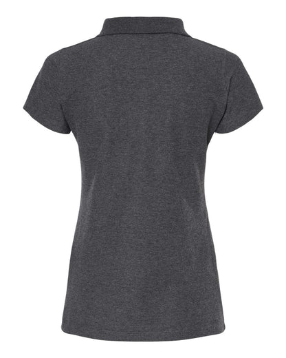 M&O Women's Soft Touch Polo 7007 #color_Dark Heather