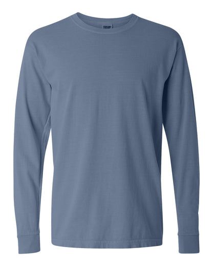 Comfort Colors Garment-Dyed Heavyweight Long Sleeve T-Shirt 6014 #color_Blue Jean