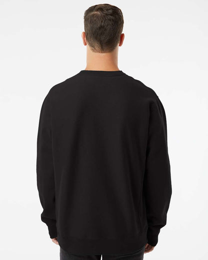 Independent Trading Co. Legend - Premium Heavyweight Cross-Grain Crewneck Sweatshirt IND5000C #colormdl_Black