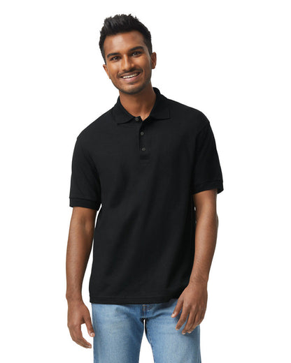 Gildan Adult Jersey Polo G880 #color_BLACK