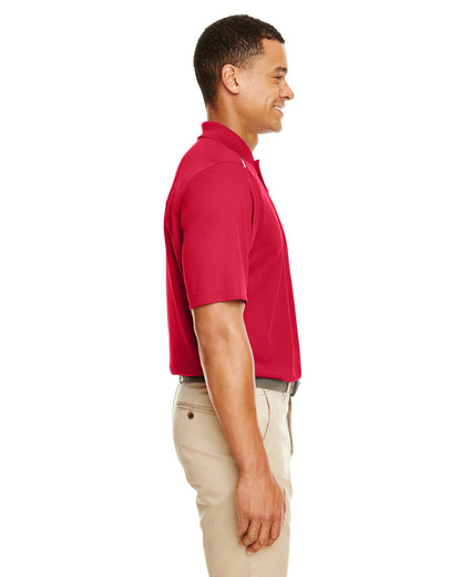 Core365 Men's Radiant Performance Piqué Polo with Reflective Piping 88181R #color_CLASSIC RED