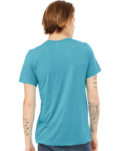 BELLA + CANVAS Triblend Tee 3413 #colormdl_Aqua Triblend