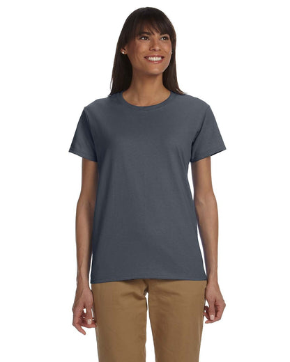 Gildan Ladies' Ultra Cotton® T-Shirt G200L #color_DARK HEATHER