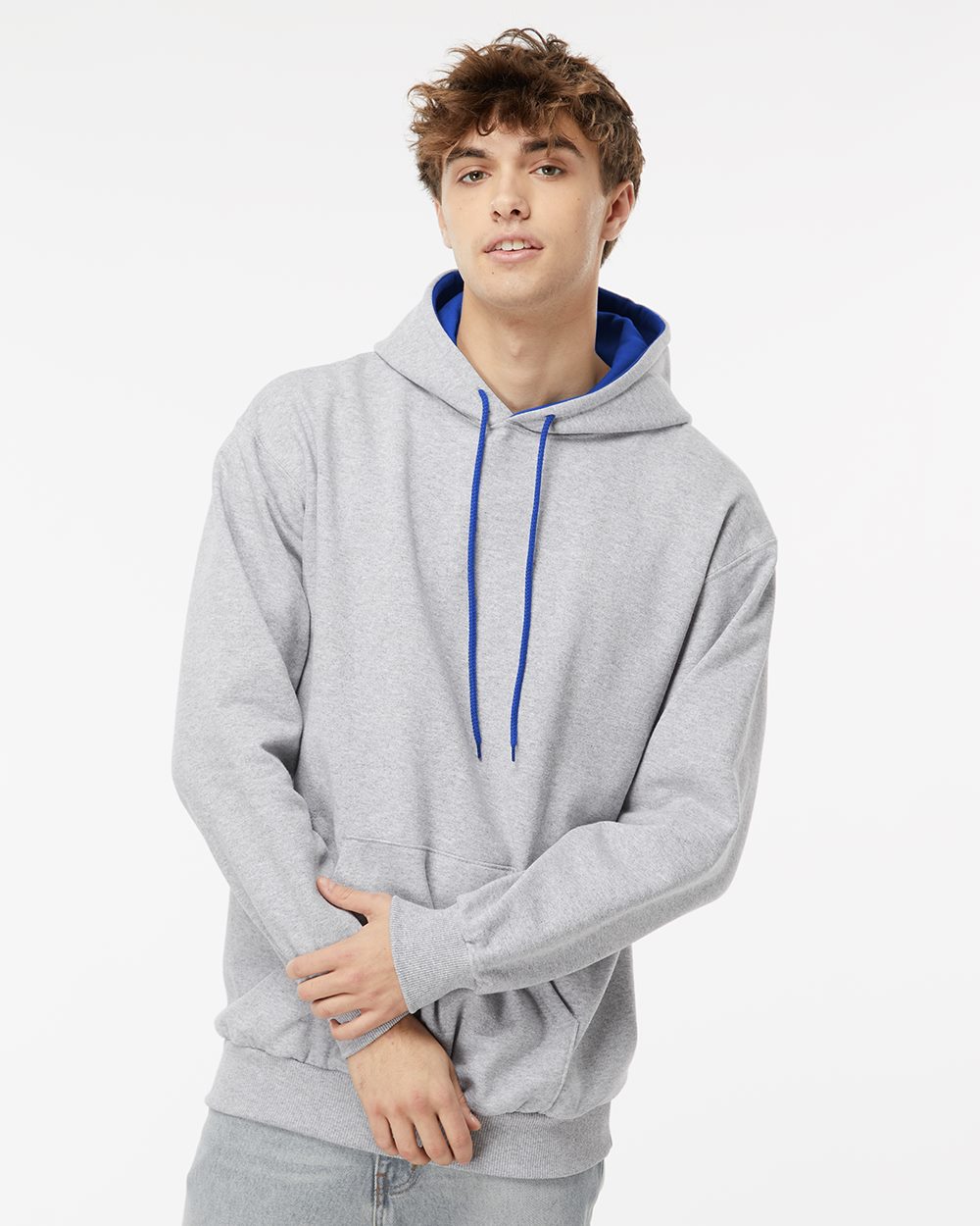 King Fashion Two-Tone Hooded Sweatshirt KF9041