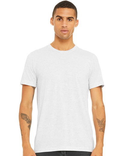 BELLA + CANVAS Triblend Tee 3413 #colormdl_White Fleck Triblend