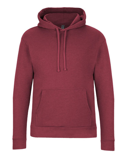 Next Level Unisex Malibu Pullover Hooded Sweatshirt 9302 #color_Heather Cardinal
