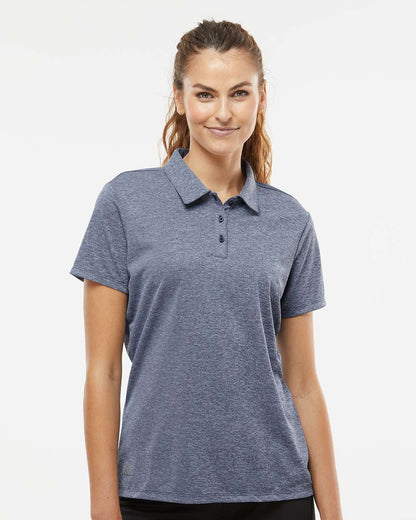 Adidas Women's Heathered Polo A583 #colormdl_Collegiate Navy Melange